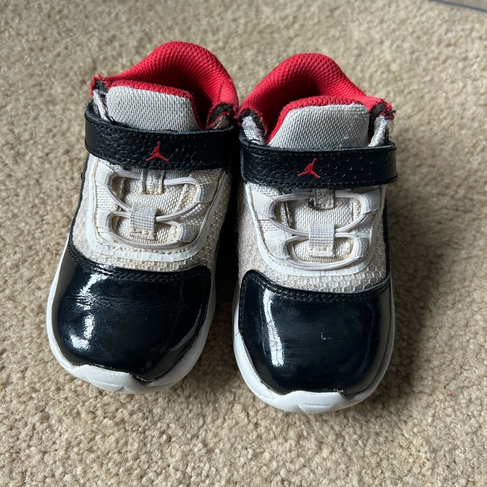 Jordan’s - Kids' Black and Red Athletic Shoes